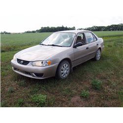 2001 Toyota Corolla CE, 241,724 KMS, (2T1BR12E41G820537)