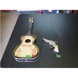 Wyatt Earp Guitar (25” Tall)& Cap Gun