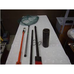 Ice Chippers (2) & Fishing Net