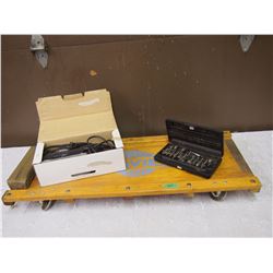 Garage Creeper, 1/3 Sheet Finishing Sander