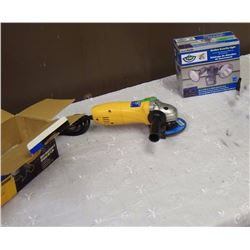 4” Mini Angle Grinder, Motion Security Light