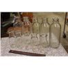 Image 1 : Lot Of Glass Milk Bottles