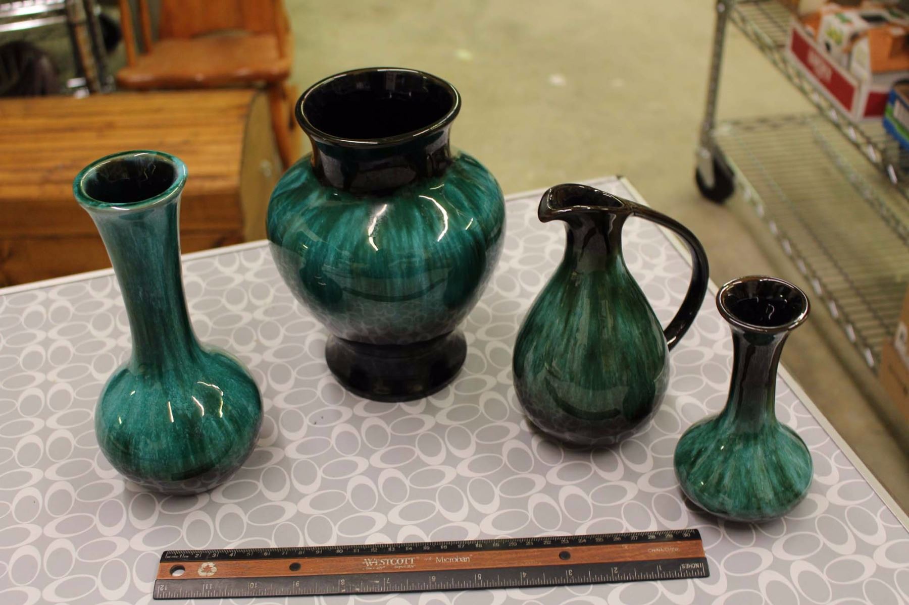 Blue Mountain Pottery Vases And Jugs (4)
