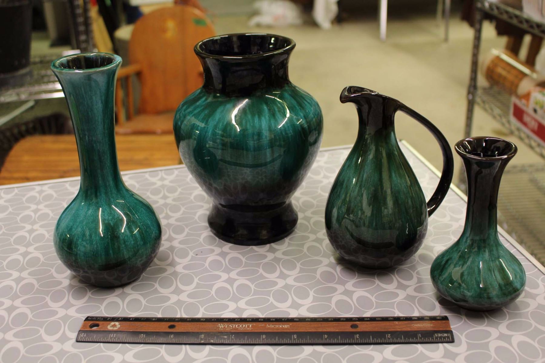 Blue Mountain Pottery Vases And Jugs (4)