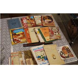 Lot Of Vintage Cookbooks