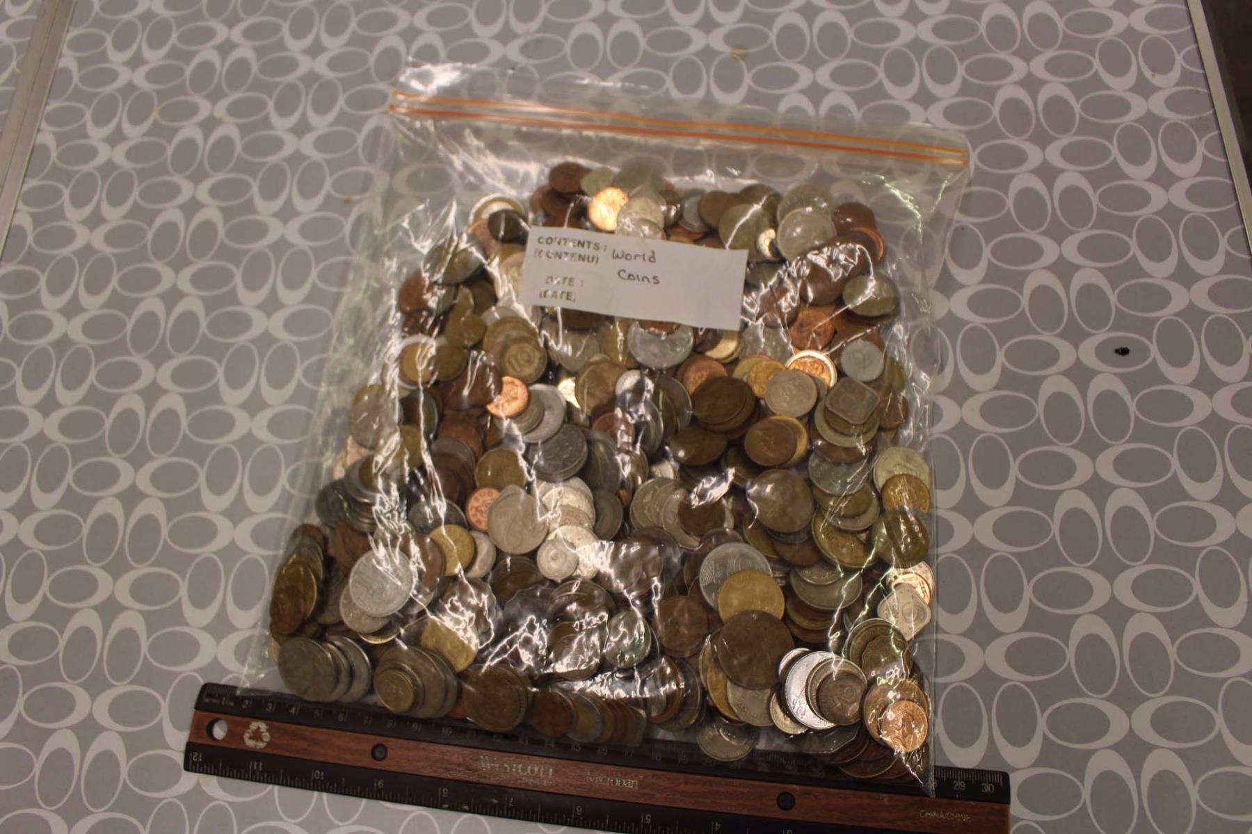 Ziplock Bag FULL Of World Coins Bodnarus Auctioneering