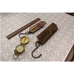 Pocket Scales And Engineer Compass