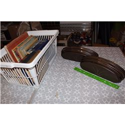 Headboard Lamps (2)& Books From 1900-1940s