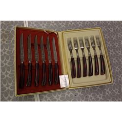 Deluxe “Contemp” Collection Vintage Silverware Set (Knives&Forks)