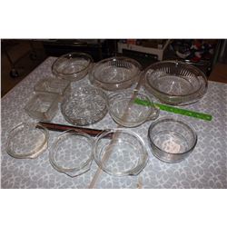 Lot of Glass Bowls (11 Pieces)