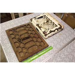 Vintage Cast Iron Grates (2)