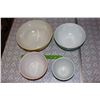 Image 3 : 1949 Primary Pyrex Bowls (4)