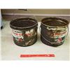 Image 2 : Pair Of BA Farm Grease Pails