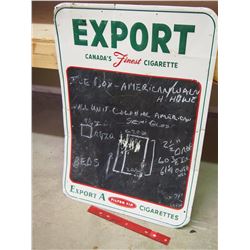 Export A Metal Chalkboard Sign