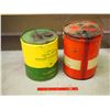 Image 2 : Pair Of Oil Pails (5 Gallon Co-Op, 5 Gallon John Deere)