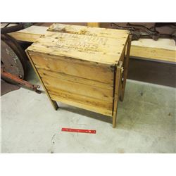 Tillson’s Aluminum Brand Rolled Oats, From Saskatoon Wooden Crate.