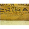 Image 4 : Quick Quaker Oats With China, Wooden Crate, From Saskatoon