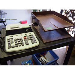 Canon CP1200D Adding Machine, Working, W/ Tray