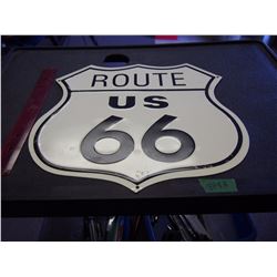 Route 66 US Hard Plastic Sign
