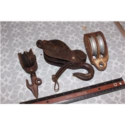 Vintage Pulleys (3)