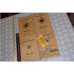 Saskatchewan Phone Books (Dated 1952,1954,1956,1960)