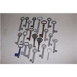 Lot of Skeleton Keys (22)