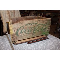 Coco-Cola Crate (20”x10”x12”)& Box Made Out of 2 Kester Solder Crates (18”x15”x9”)