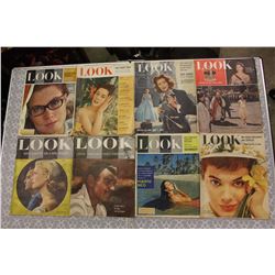 Look Magazines (8)(Various Dates 1954-1963)