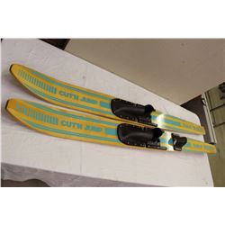 Vintage Wooden Water Skis