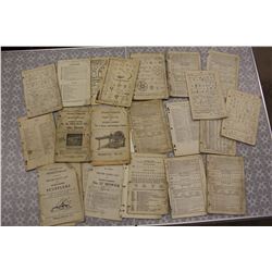 Lot of Tractor Related Repair & Parts Manuals