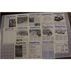 Lot of Supply Line The MVCC Newsletters ( Various Dates 1984-1988)