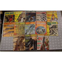 Lot of Guns & Ammo Magazines (13)(Various Dates 1967-1981)