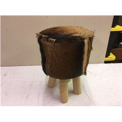 Custom Wooden Pelt Stool