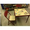 Image 1 : Kids Metal Folding Table With Metal Folding Chairs