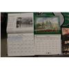 Image 2 : Saskatchewan Rough Rider Pilsner Flag, 1984 “Living Legends In Oils” Calendar, 1986 Canadian Weather