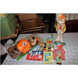 A&W Teddy Bear, Betty Boop Statue, Misc Toys, Bible Games, Etc