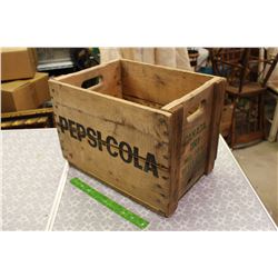 Pepsi-Cola/Canada Dry Wood Crate (Mel Hill. Regina, SK)