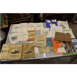Lot of Vintage Tractor Manuals/Catalogs