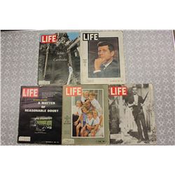 Life Magazines (5)(Various Dates 1963-67)