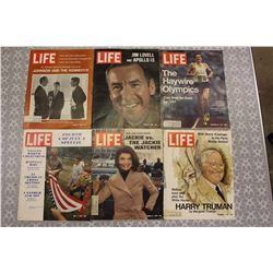 1970&1972 Life Magazines (6)(One is Only A Cover)