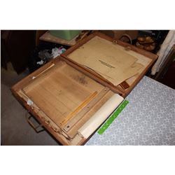 Wooden Folding Draft Table (20”x27”)