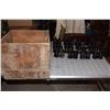 Image 2 : Lot of Insulators (32) w/Wooden Box(14”x13.5”)