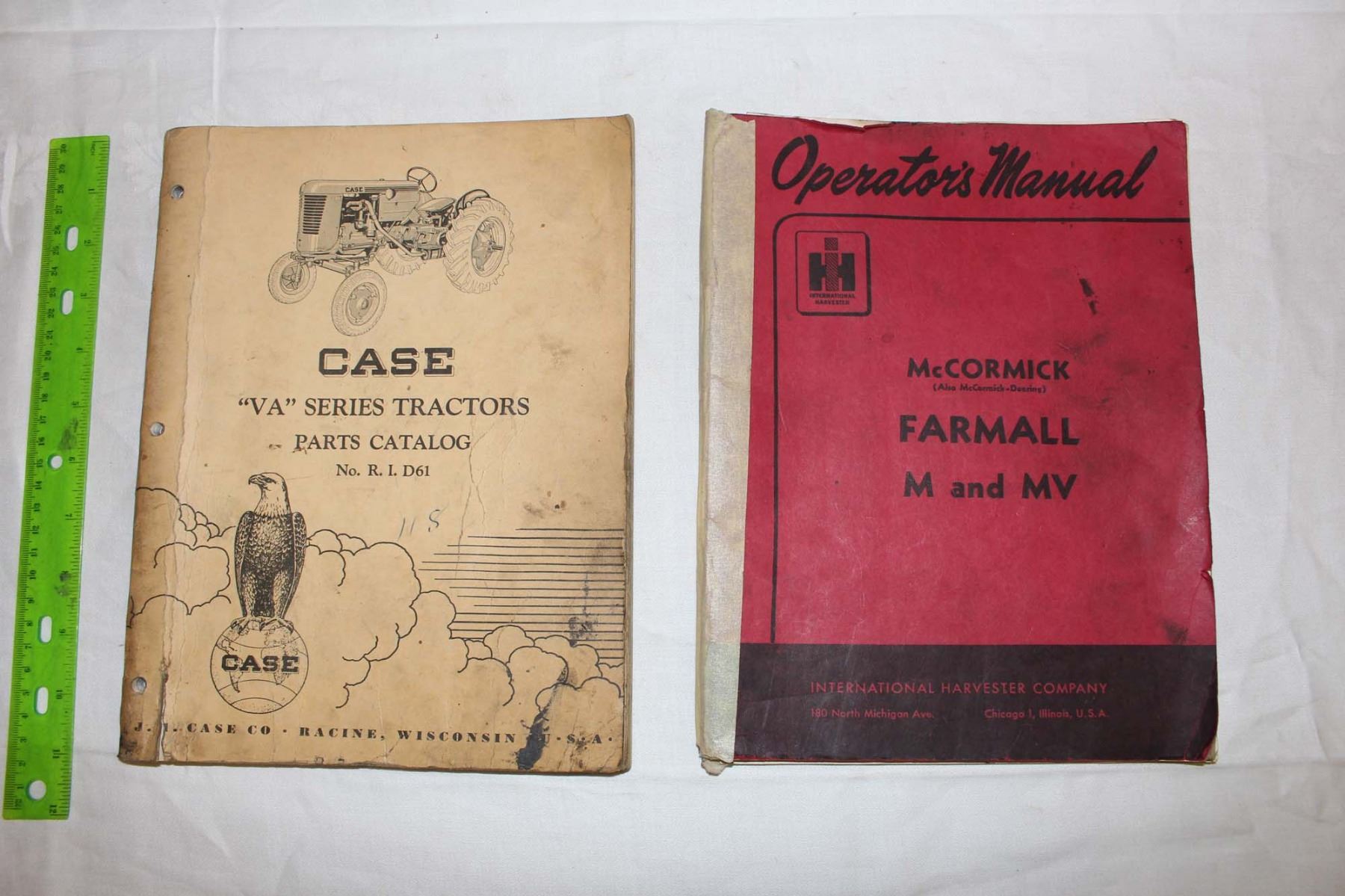 Case “VA” Series Tractors Parts Catalogue& International Harvester