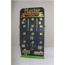 Master World’s Finest Padlocks Display