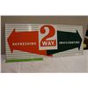 Image 1 : 2 Way Refreshing Invigorating Tin Sign (29”x12”)