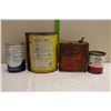Image 2 : GM Ethylene Glycol Anti-Freeze Tin(1Gal), Texaco Havoline Motor Oil Tin(1Ltr), De Laval Oil Tin(Half