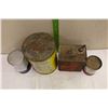 Image 3 : GM Ethylene Glycol Anti-Freeze Tin(1Gal), Texaco Havoline Motor Oil Tin(1Ltr), De Laval Oil Tin(Half
