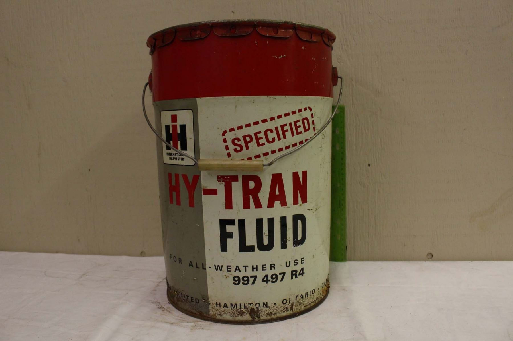 International Harvester HyTran Fluid Pail (5 Gallons)(Emptied)