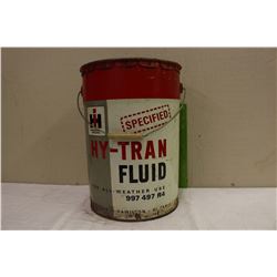 International Harvester Hy-Tran Fluid Pail (5 Gallons)(Emptied)