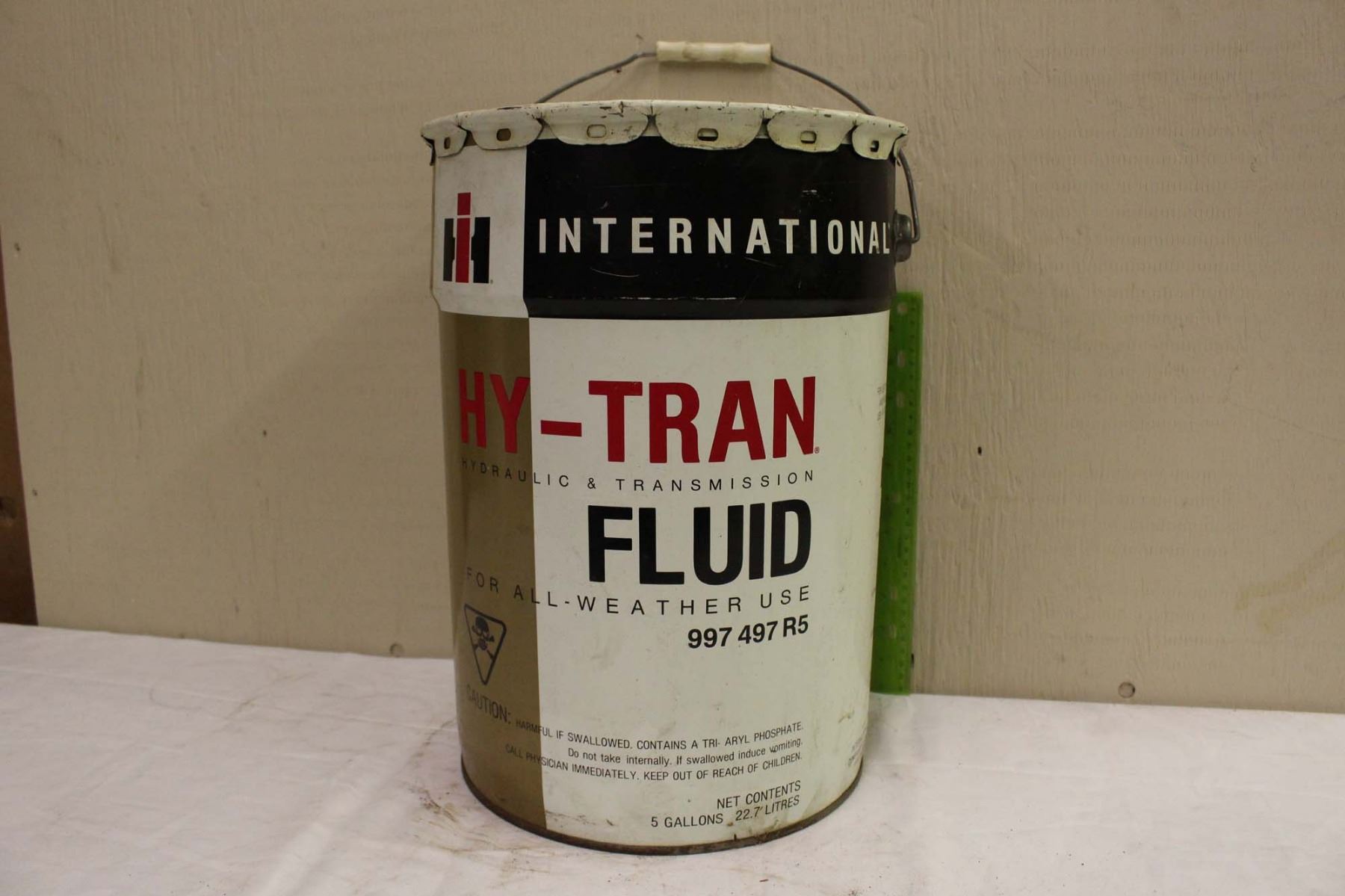 International Harvester HyTran Fluid Pail (5 Gallons)(Emptied)